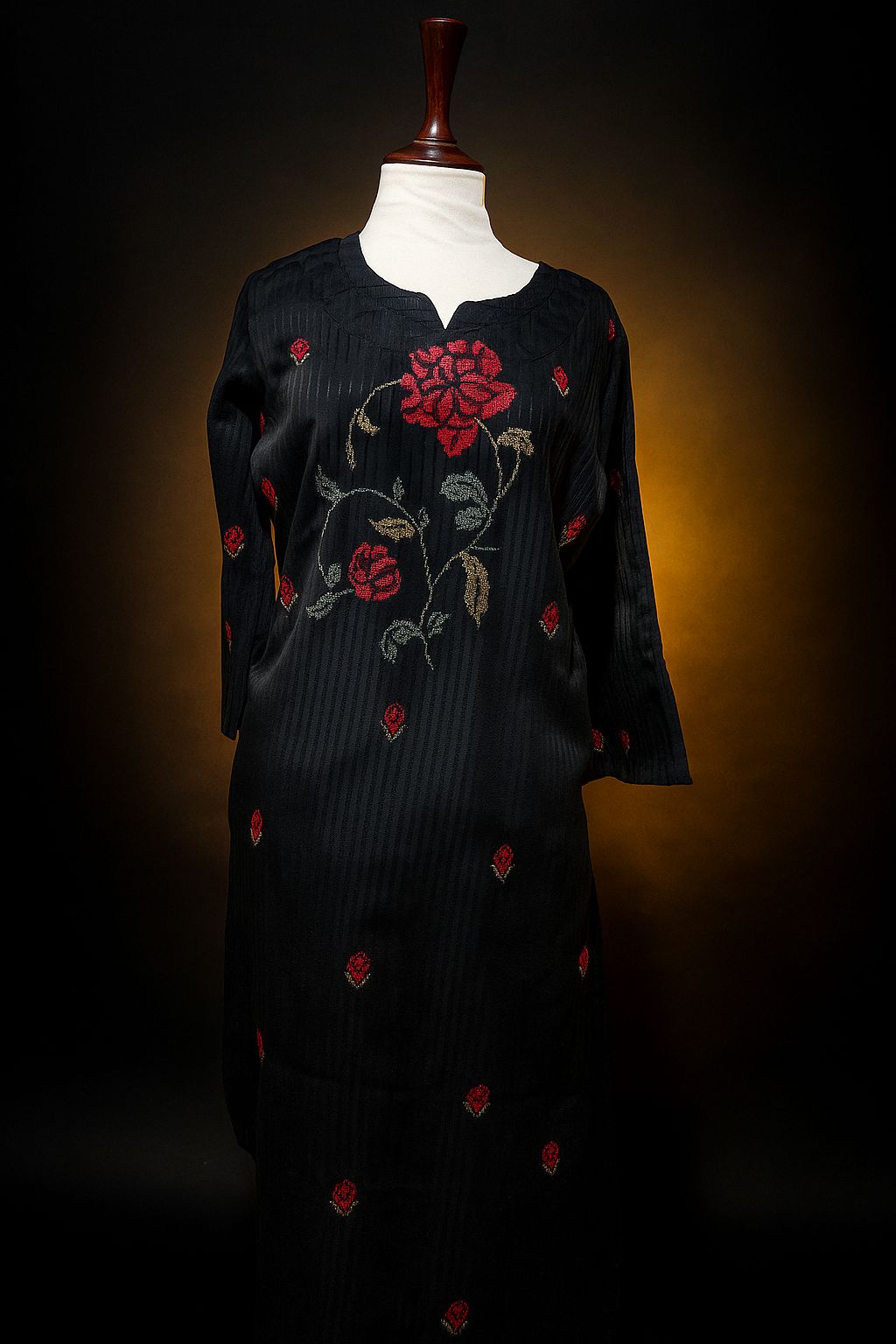 ✨ Ready-to-Wear Embroidered Two-Piece Suit | Winter Luxury ✨