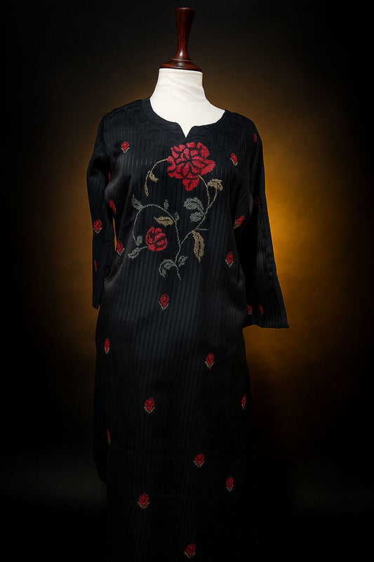 ✨ Ready-to-Wear Embroidered Two-Piece Suit | Winter Luxury ✨