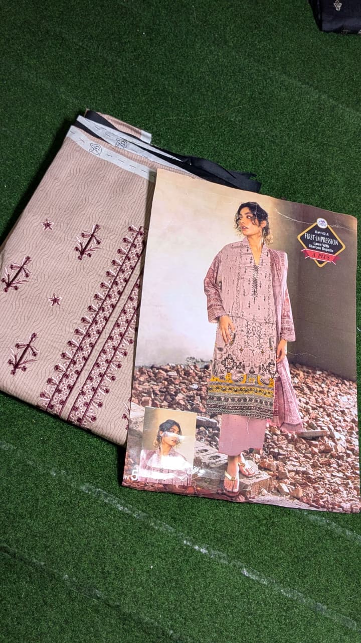 ✨ Dreamy Khaddar Elegance – Three-Piece Perfection ✨