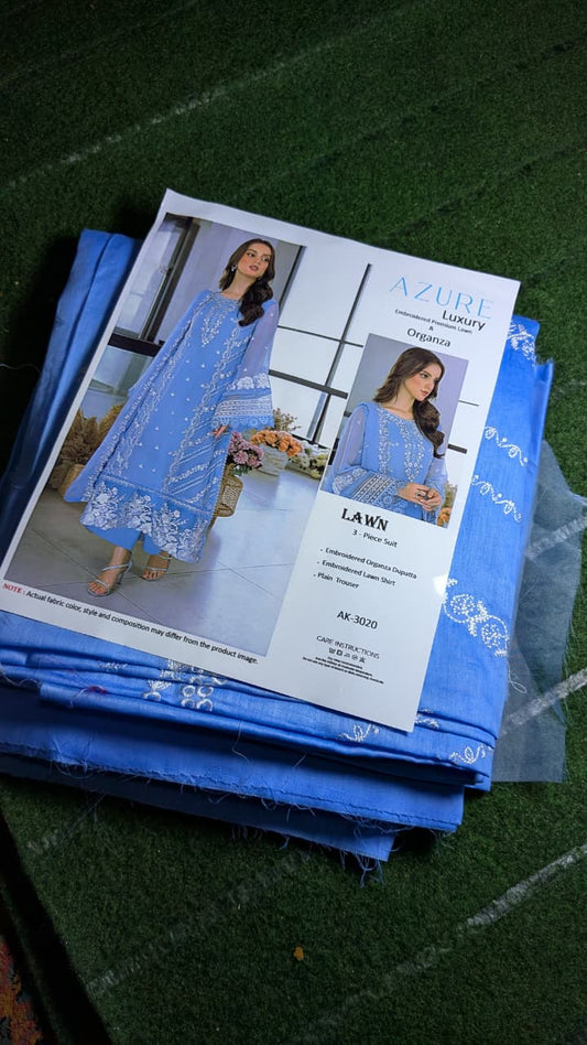 Celestial Elegance – Fully Embroidered Shirt & Dupatta with Gala Daman Patch and Plain Trouser
