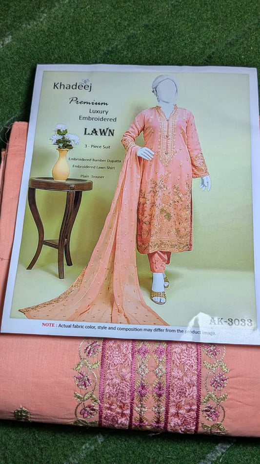 Celestial Elegance – Fully Embroidered Shirt & Dupatta with Gala Daman Patch and Plain Trouser